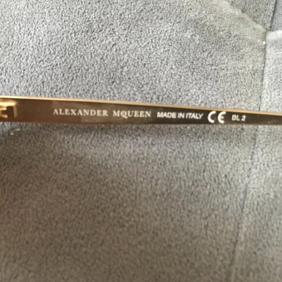 Alexander McQueen 4241/S Havana Cat Eye Sunglasses Tortoise Frames w/ Studs - Picture 9 of 12